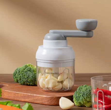 Compact Hand-Crank Food Chopper